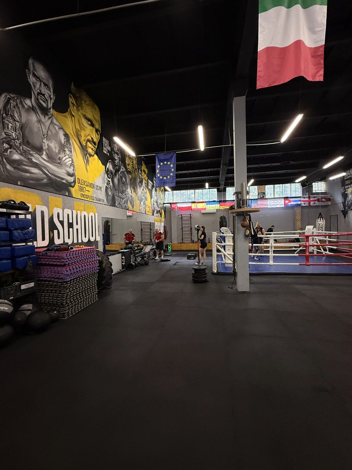 Pierwszy trening bokserski w Old School
